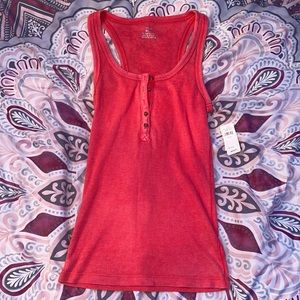 NWT! hot pink razorback tank from aerie